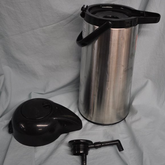 *CLOSE OUT* ILLY decaf coffee urn warmer pump top dispenser insulated carafe(34) - Picture 1 of 9